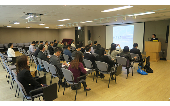 Interchange with Macau Officials on Barrier Free Access Provisions and ArchSD in  Ko Shan Theatre New Wing (Taken on 6 Dec 2016)