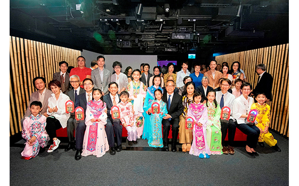 Group photo of guests attending the opening ceremony