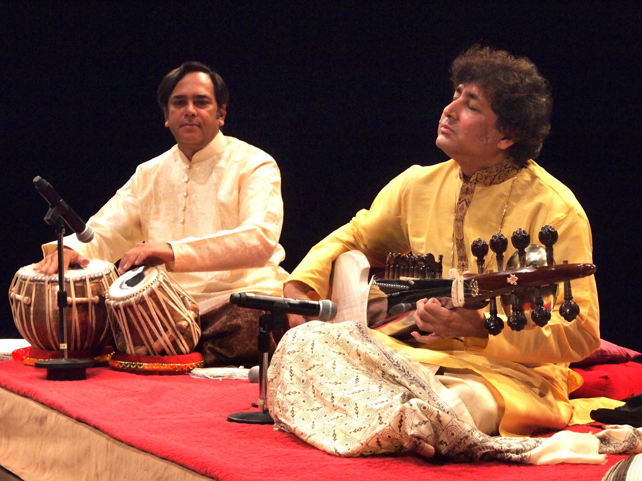 Sarod (right)