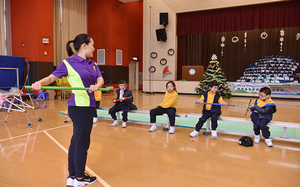 健體律動運動示範 (香港基督教服務處培愛學校)